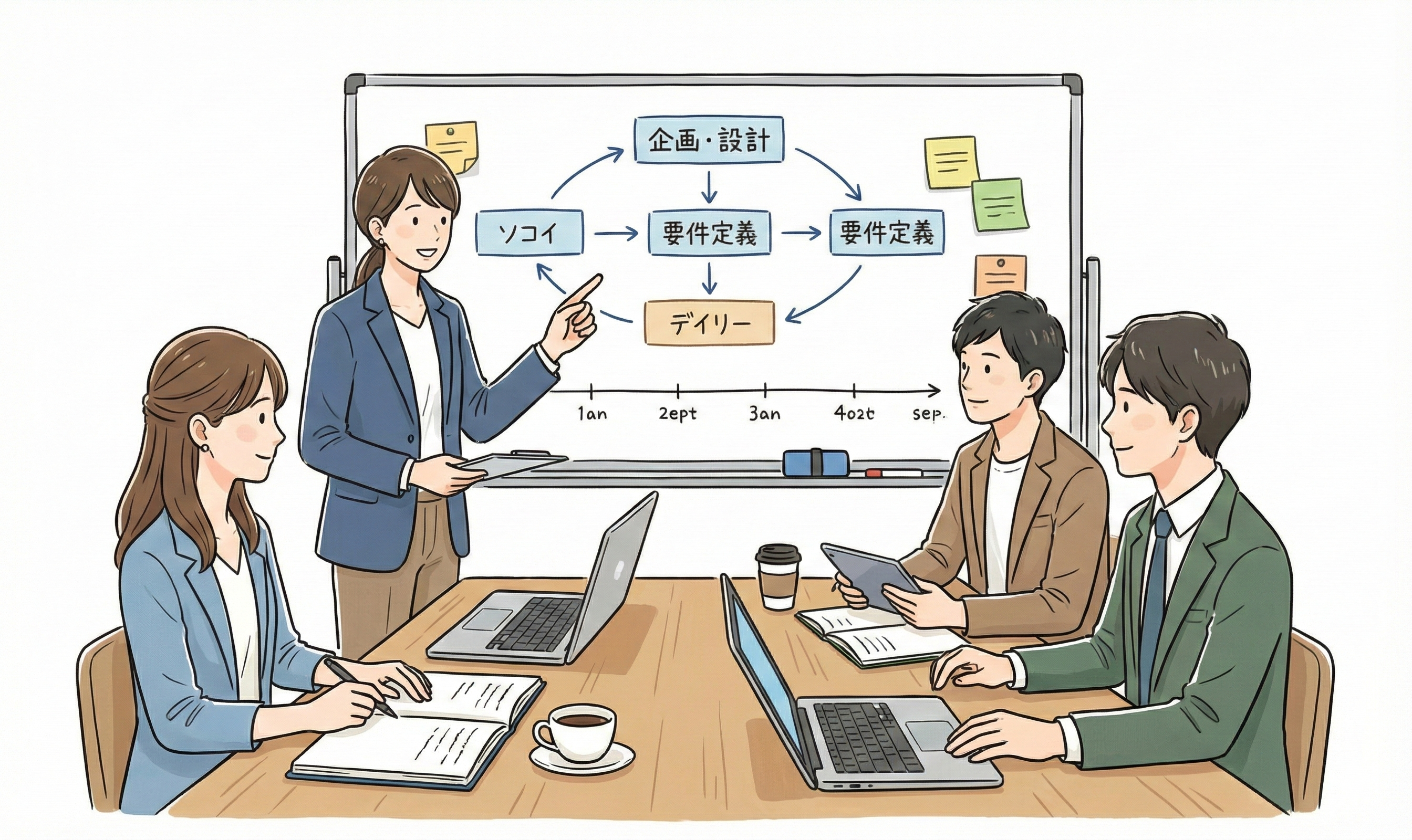 企画・設計会議の様子